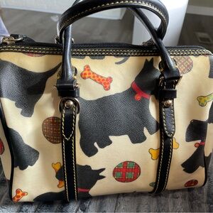 Vintage Limited Release Dooney and Bourke Scottie Dog Satchel